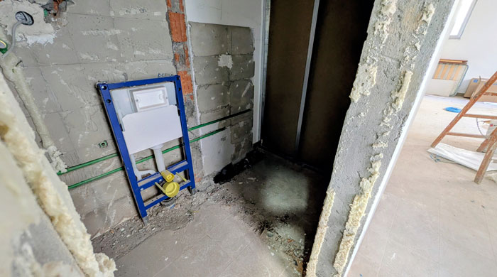 Rekonstrukcija stana na Dedinju - kupatilo i završni detalji